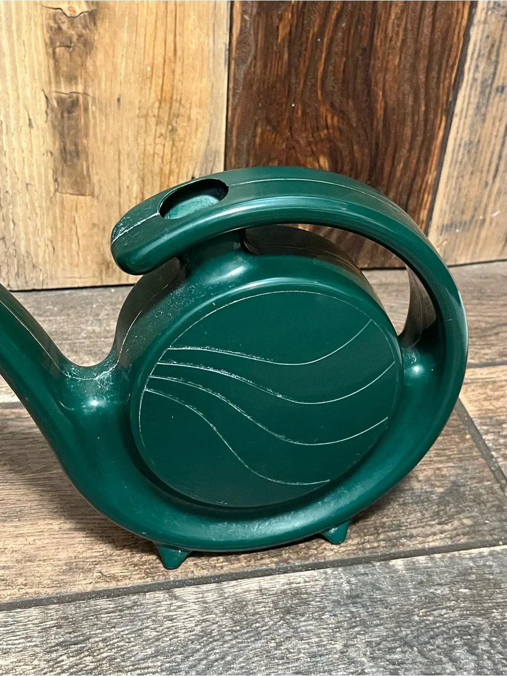 Green Plastic Long-Spout Watering Can for Indoor Plants